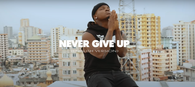 video harmonize never give up english version