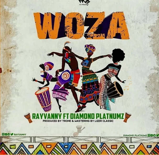 Rayvanny Ft Diamond Platnumz Woza Download audio Rayvanny Ft Diamond Platnumz Woza