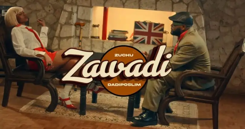 video zuchu ft dadiposlim zawadi