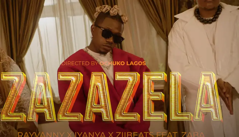 video rayvanny ft iyanya zaba zazazela